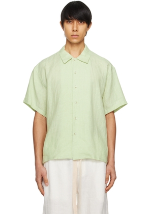 COMMAS Green Dropped Shoulder Shirt