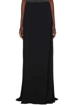 Maximilian Davis Black Donna Maxi Skirt