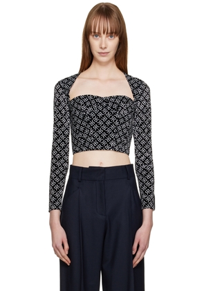 Rokh Black Corset Blouse