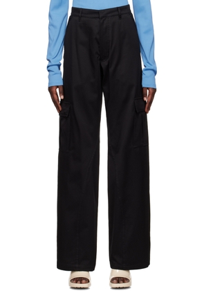 Bianca Saunders SSENSE Exclusive Black Trousers