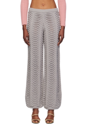 Isa Boulder Gray Canyon Wave Lounge Pants