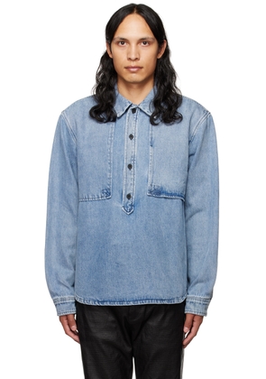RTA Blue Grian Utility Shirt