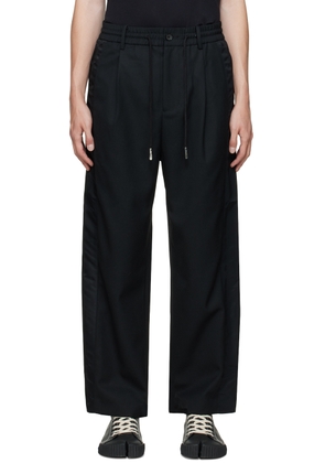 Feng Chen Wang Black Paneled Trousers