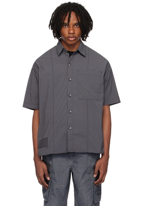 Izzue Gray Cold-Dye Shirt