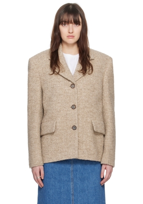 Magda Butrym Beige Button Coat