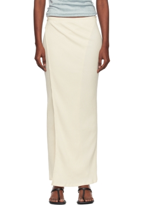 Baserange Off-White Brig Maxi Skirt