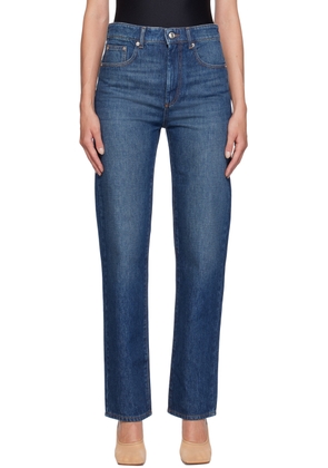 Sportmax Blue Low-Rise 5-Pocket Jeans