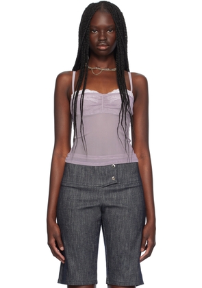 Miaou Purple Enzo Tank Top