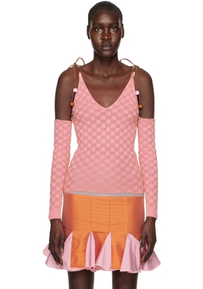 ANDREJ GRONAU SSENSE Exclusive Pink Slip Shirt