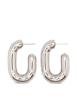 Rabanne chunky-hoop earrings - Silver