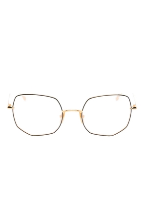Dita Eyewear Marea geaometric-frame glasses - Gold