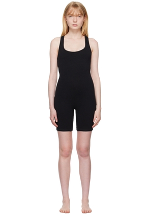 SKIMS Black Outdoor Mid Thigh Jumpsuit