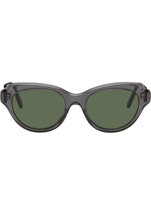 LOEWE Gray Swan Slim Sunglasses