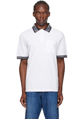 Versace Jeans Couture White Chain Couture Polo
