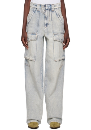 Isabel Marant Etoile Blue Heilani Denim Jeans