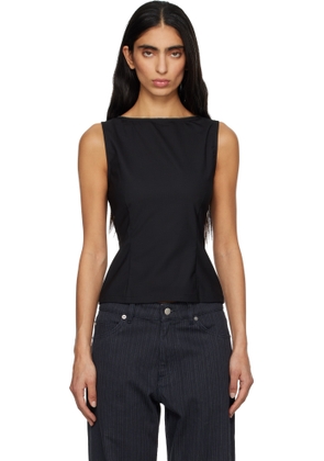 Paloma Wool Black Fase Tank Top