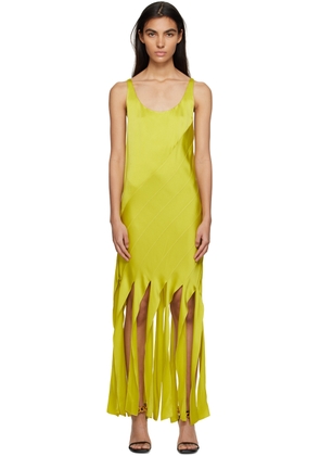 Stella McCartney Yellow Fringed Maxi Dress