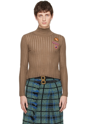 Cormio Brown Anna Turtleneck