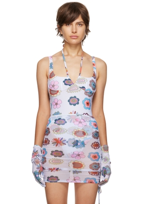 FENSI SSENSE Exclusive Psychedelic Daisies Gloves