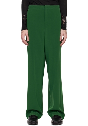 Maximilian Davis Green Spain Yoga Trousers