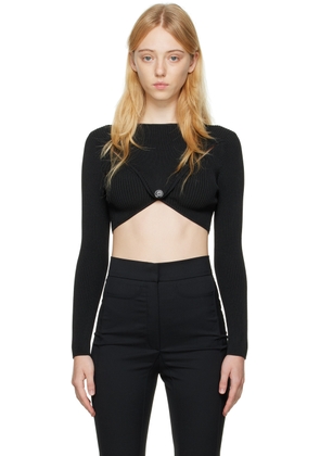 BEVZA Black Envelope Sweater