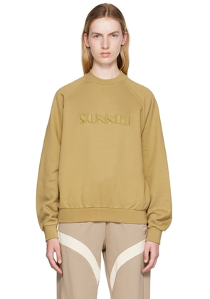 SUNNEI Khaki Embroidered Sweatshirt