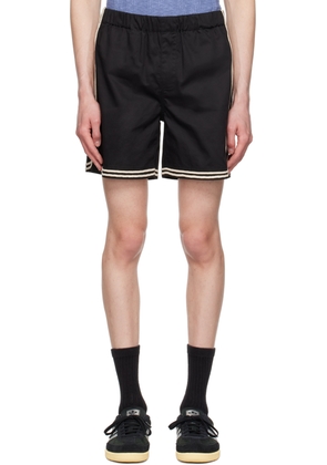 COMMAS Black Braided Cord Shorts