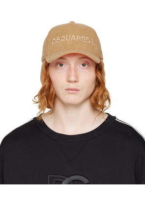 Dsquared2 Tan Wood Lover Cap