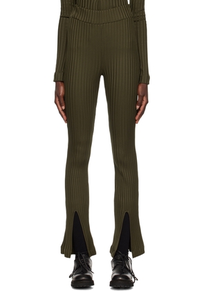 Elleme Khaki Vented Trousers
