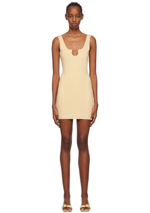 JACQUEMUS Yellow Les Classiques 'La mini robe Sierra' Minidress