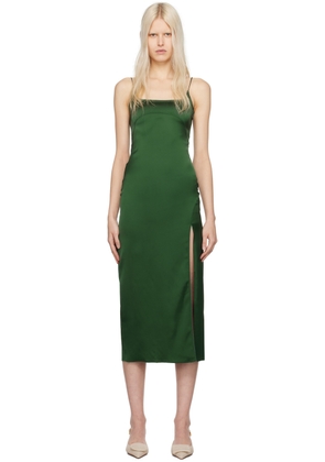 JACQUEMUS Green 'La Robe Notte' Midi Dress