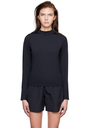 Stockholm (Surfboard) Club SSENSE Exclusive Black Rashguard T-Shirt