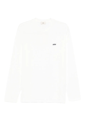 Autry long-sleeve logo T-shirt - White