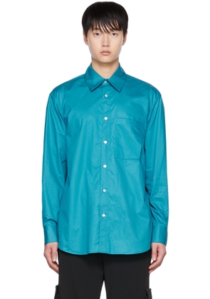 WOOYOUNGMI Blue Button Up Shirt