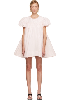 Sandy Liang Pink Miyo Minidress