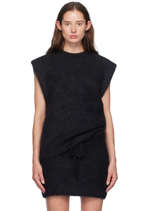 The Garment Black Bern Knit Vest