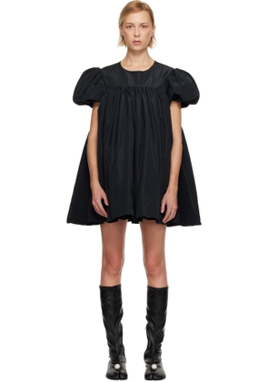 Sandy Liang Black Miyo Minidress