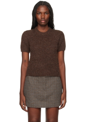 The Garment Brown Verbier Mini Sweater