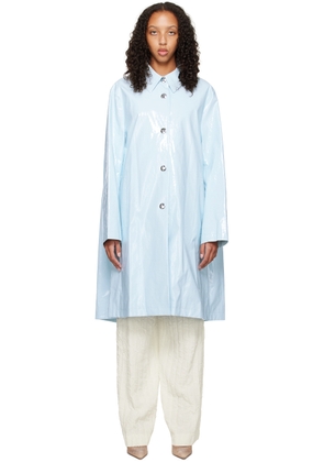 Nina Ricci Blue Cocoon Coat