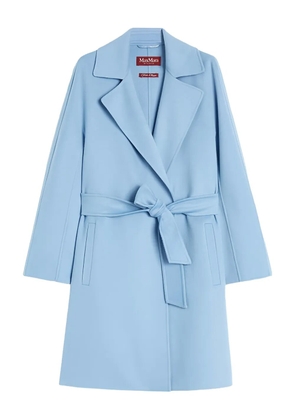 Max Mara tie belt coat - Blue