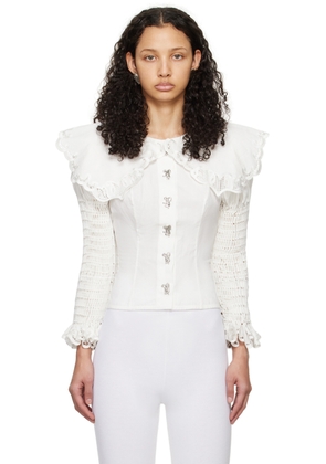 Chopova Lowena White Rocket Blouse