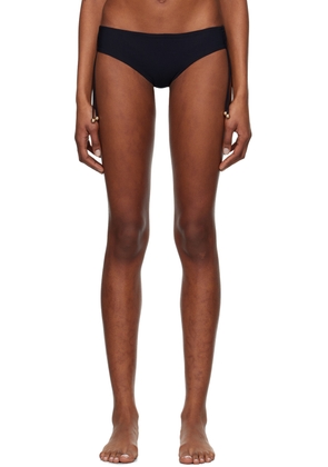 La Perla Black Ruched Bikini Bottom