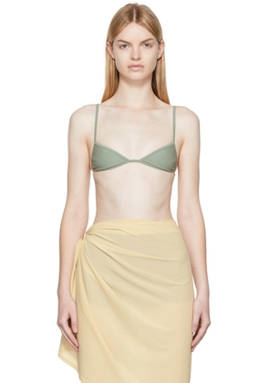 SIR. Green Rueben Balconette Bikini Top