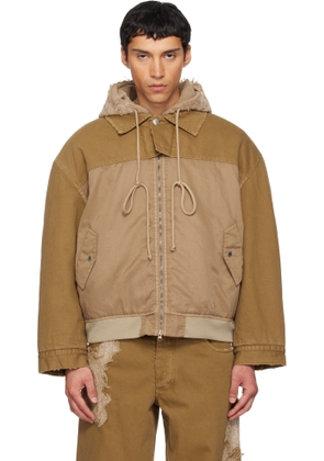 Song for the Mute Khaki TKL Edition Faded Denim Jacket