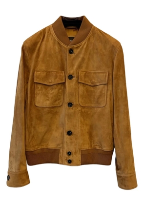 Loro Piana Kiku patch-pocket bomber jacket - Brown