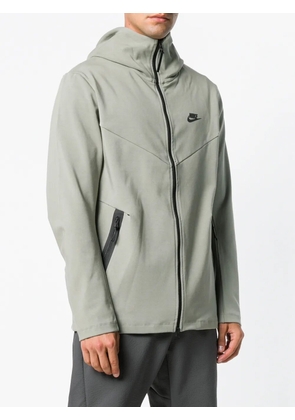 Nike logo-print hoodie - Green