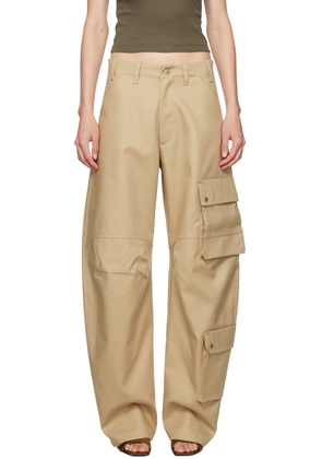DARKPARK Beige Rose Cargo Pants