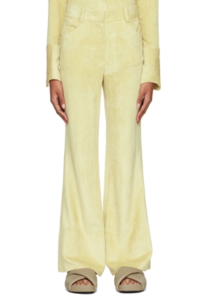 RECTO Green Flared Trousers