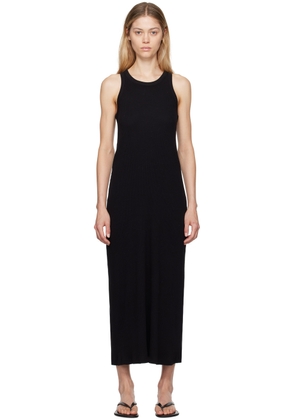 The Row Black Yule Maxi Dress