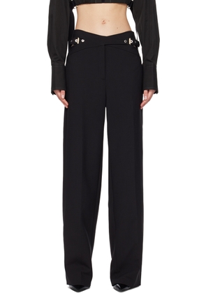 Dion Lee Black Interlock Trousers